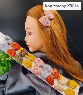 Заколка уточка детская Бантик  с мухой 271044 фото