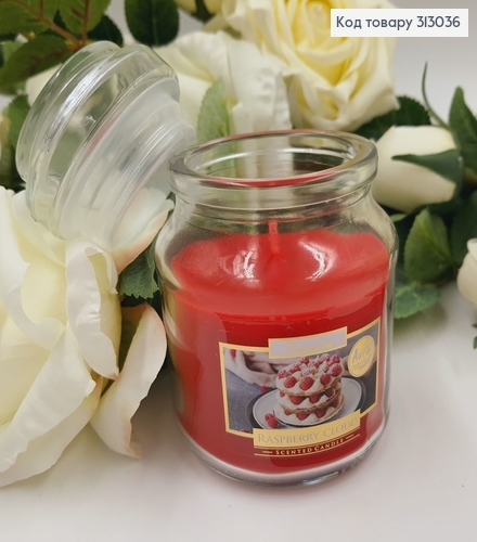 Аромасвечка в банке BISPOL Малиновое облако 120 гр/28годин, 71-329 313036 фото 1