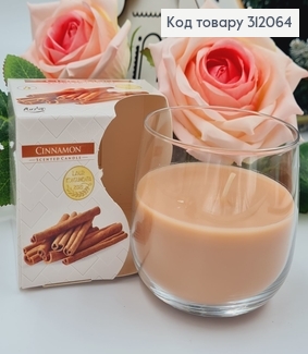 Аромасвічка стакан BISPOL Кориця 130 г/ 24 годин 71-65 312064 фото