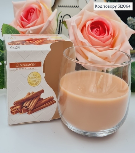 Аромасвеча стакан BISPOL Кориця 130 г/ 24 годин 71-65 312064 фото 1