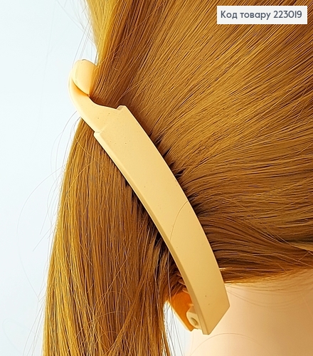 Заколка банан каучук 10 см в асорт.  223019 фото 3