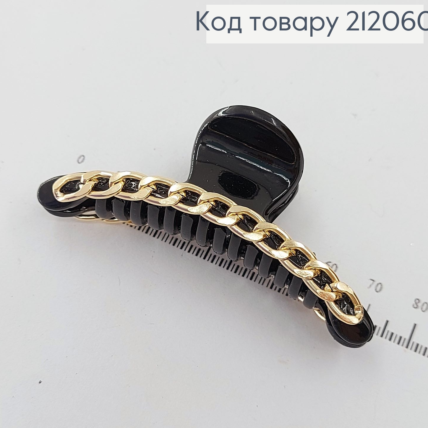 Краб черный с золотой цепочки 212060 фото 2