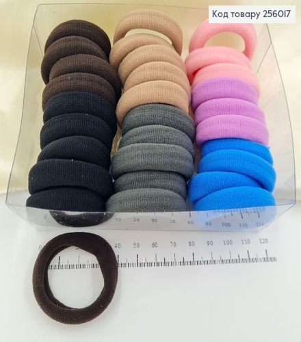 Резинка микрофибра Китай 4 см №2 30 шт/уп  256017 фото 1