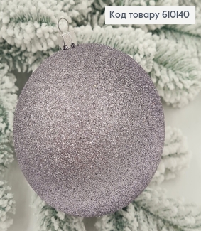 Игрушка шар 100 мм Блеск ГРАФИТ, Украина 610140 фото