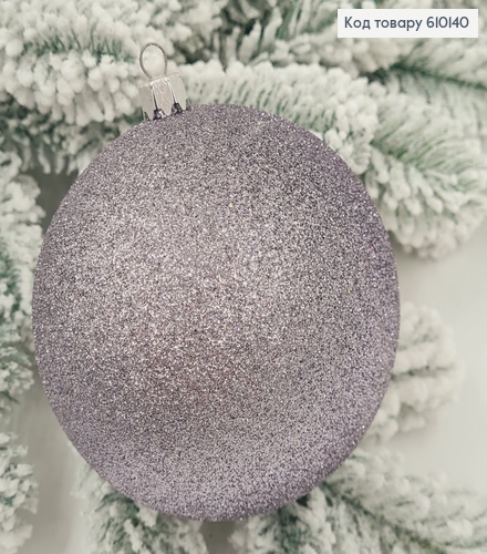 Игрушка шар 100 мм Блеск ГРАФИТ, Украина 610140 фото 1