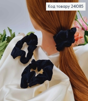 Резинка жатка органза, 8см, чорного кольору 241085 фото