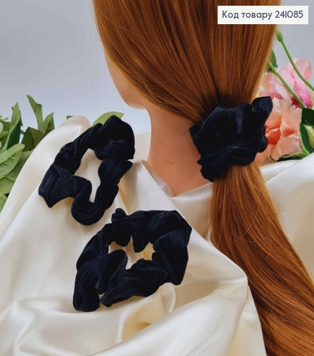 Резинка жатка органза, 8см, чорного кольору 241085 фото 1