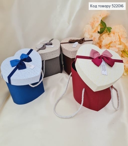 Коробка сердце 17х14х11 см в асс. 522016 фото 1