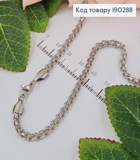 Цепочка родовая, плетение бисмарк, шир.0,3см, дл. 45см. Xuping 190288 фото