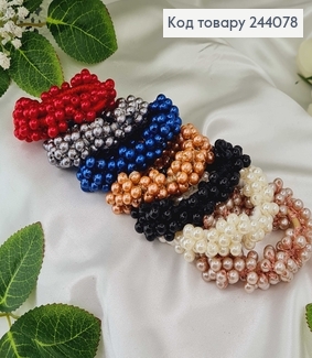 Резинка з перлинок в ас. 244078 фото