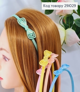 Обруч пластик Бантик в асс. 291029 фото