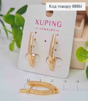 Серьги Стрелы, 2,6см, английская застежка, Xuping 18К 118861 фото