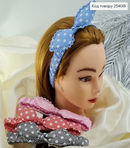 Повязка зебра с бантиком в асс. 254018 фото 1