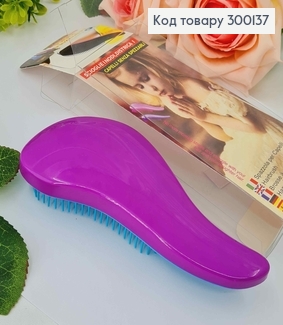 Щетка для волос, Spazzola (тангл тизер), Фиолетово-Голубая, маленькая(15*6), качественный Китай 300137 фото