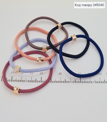 Резинка шнурок со звездочкой в асс. 10 шт / уп. цена за уп. 245040 фото 1