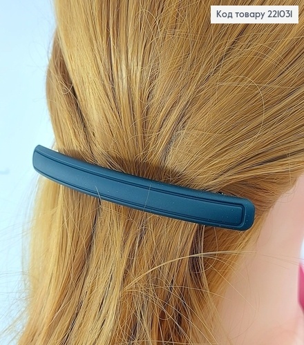 Заколка автомат пластик матовый 11см в асс. 221031 фото 2