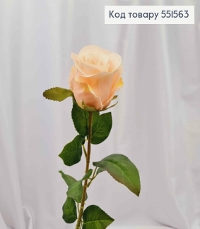 Искусственный цветок Розы, БЛЕДНО-РОЗОВОГО цвета, высота 70см, цветок 6*7см 551563 фото