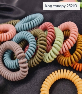 Резинка пружинка, 5см, Осінні тони, Кольори в асорт. 252110 фото