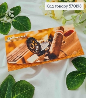 Конверт с табаком и компасом, "Поздравляем!", 17*8см, 10шт\уп 570198 фото