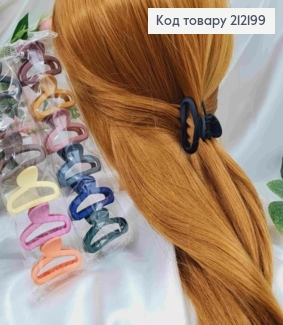 Краб каучук, матовый, петелька, 4,5см, цвета в ассорт. 212199 фото