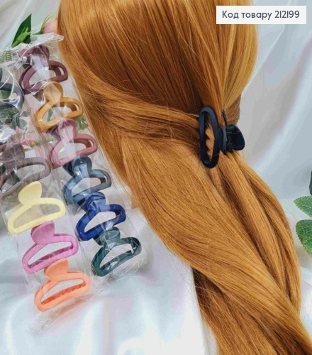 Краб каучук, матовый, петелька, 4,5см, цвета в ассорт. 212199 фото 1