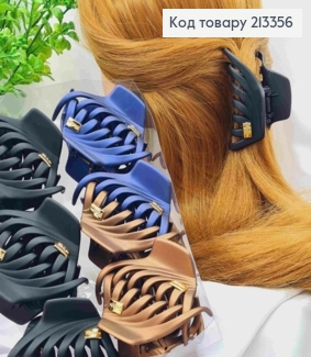 Краб пластик, матовий, "ПАВУЧОК", розмір 8,5см, Кольори в асортименті 213356 фото