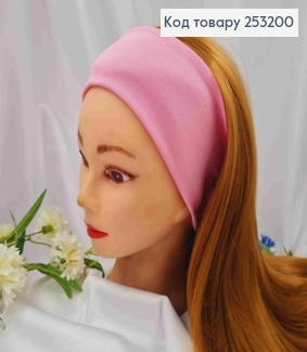 Повязка Розового цвета, трикотаж, 21*7см, ручная работа, Украина. 253200 фото