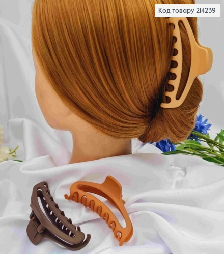 Краб пластик, матовый, Дуга, 9см, Коричневого цвета в ассортименте. 214239 фото 1