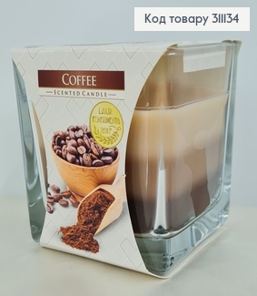 Аромасвечи стакан  COFFEE 170 г/32год., snk 80-89  BISPOL  313004 фото