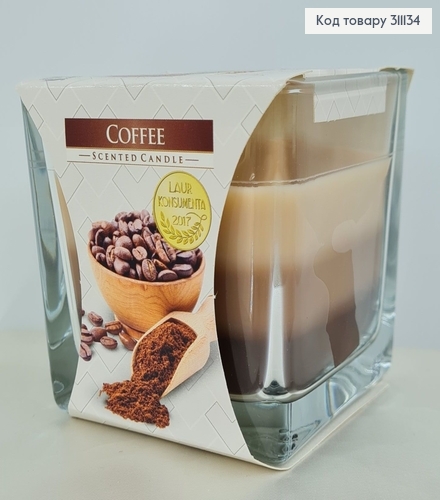 Аромасвечи стакан  COFFEE 170 г/32год., snk 80-89  BISPOL  313004 фото 1