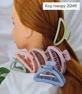 Краб пластик "півОВАЛ " 9см, світлі тони в асотрименті 212149 фото