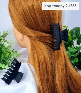 Краб пластик матовый "ПРЯМОУГОЛЬНЫЙ" "Паучие Лапки", размер 6,5 см, Черного цвета 214388 фото