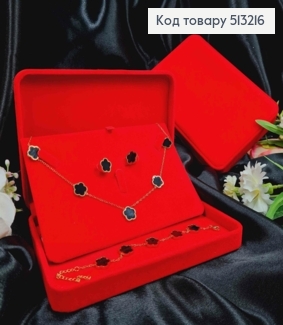 Коробка велюр, прямоугольная для наборов, 17,5*12,5*3,5см, Красного цвета 513216 фото