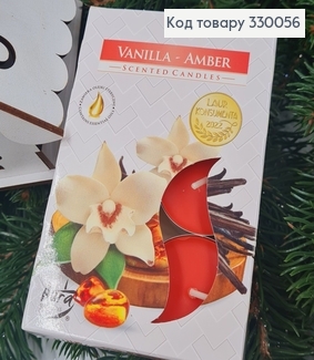 Аромасечка таблетка BISPOL Ваниль-Янтарь, 6 шт/4 годин, 15-355 330056 фото