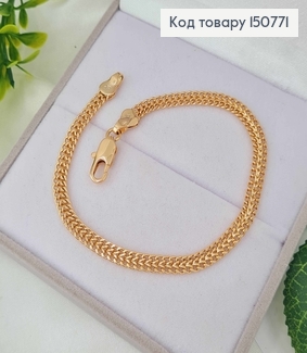 Браслет плетения Питон, шир.5мм, дл. 19см, Xuping 18K 150771 фото