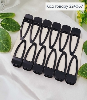 Заколка стрела металл черная 6 см , уп.12шт 224067 фото