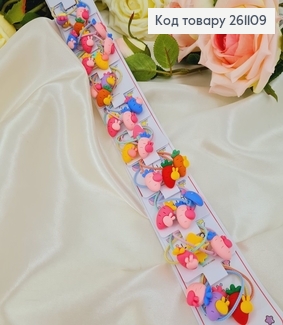 Резинка детская Морквочка в асорт. 30шт. 261109 фото