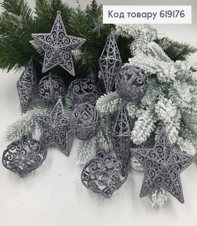 Набір іграшок ГРАФІТ глітер дуті, 12шт/уп, Україна 619176 фото