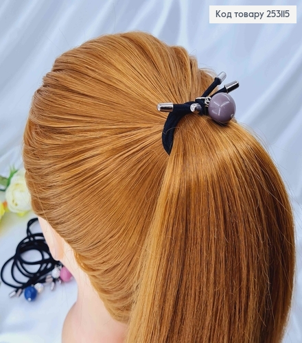 Резинка подвійна з двома кульками, кольори в асорт. 253115 фото 1