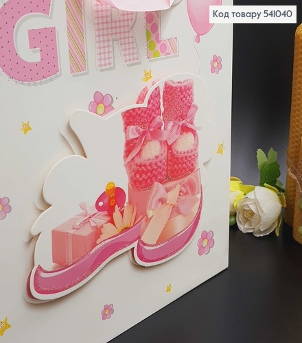 Пакет бумажный средний девочка/мальчик 32х26 см в асс. 541040 фото 3