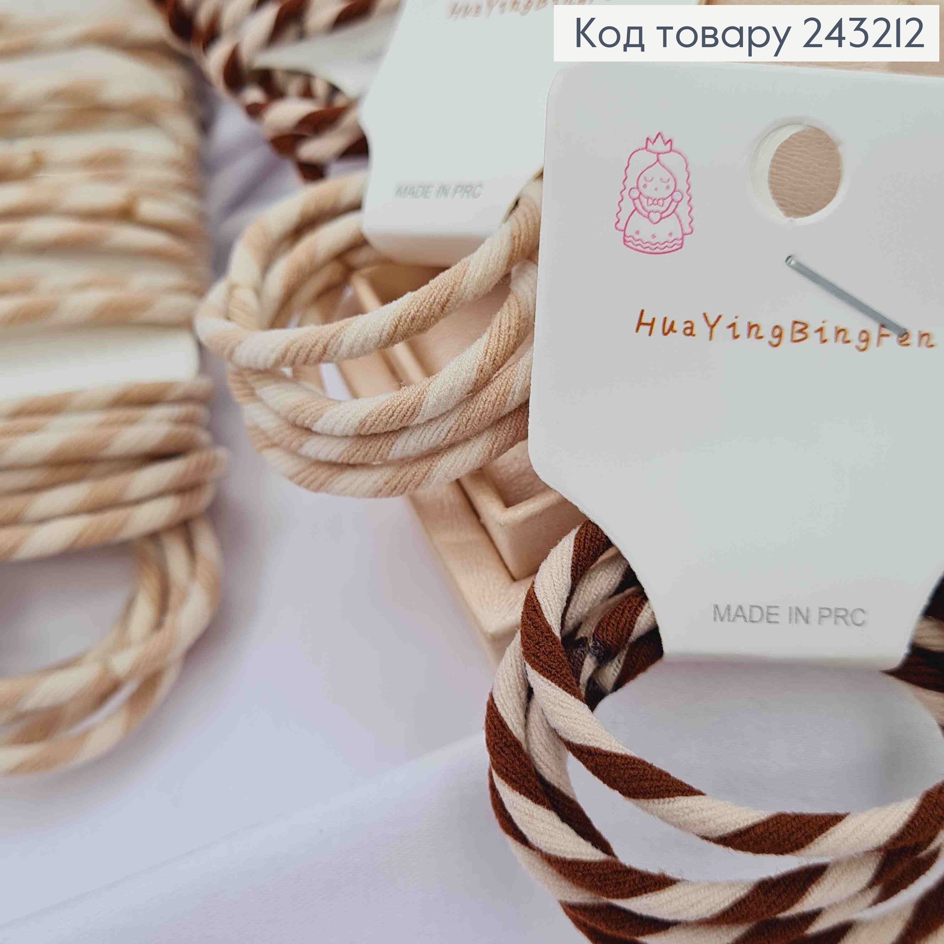 Резинка шнурок на планшетке (5шт), 4см, Цвета в ассортименте 243212 фото 2