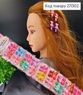 Заколка (40шт) стрела  (уточка) 3см  Бантики в асорт. 271302 фото