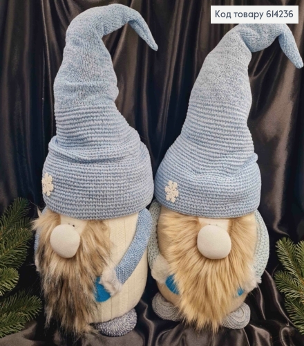 Коробка-ГНОМ "ПУЗАНЬ"Голубая шапка (коробка 18*19см)(шапка 34-39см),, ручная работа, Украина 614236 фото 1