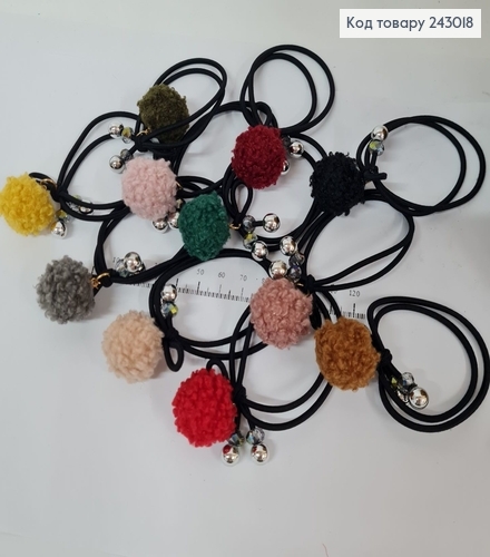 Резинка двойная с балабонами в асс. 243018 фото 1