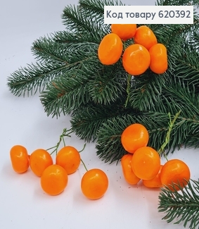 Веточка из мандаринок 5 шт 3 см 620392 фото