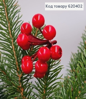 Гілочка калини пластик 4,5см 620402 фото