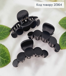 Краб каучук, черный матовый, кольца, 6,5см. 213164 фото