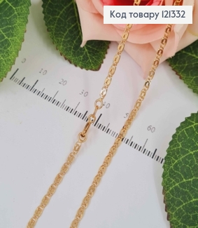 Цепочка улиточное плетение, шир.2мм, дл.45см, Xuping 18К 121332 фото