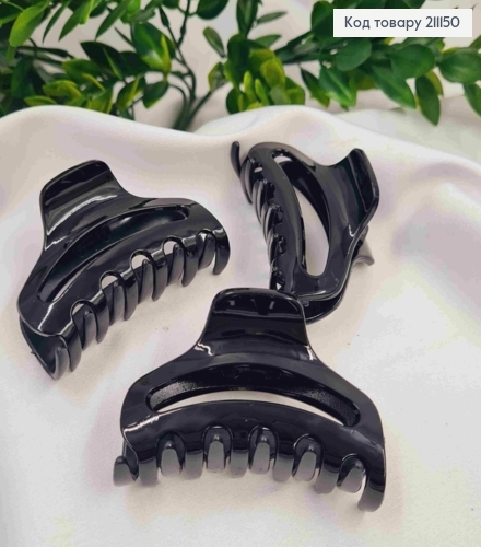 Краб пластик глянцевый Дуга, 7см, Черного цвета 211150 фото 1