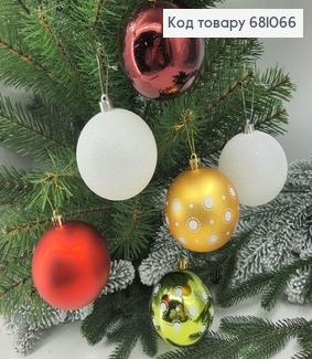 Набор игрушек 80 мм цветных Солнишко Китай 6 шт. 681066 фото